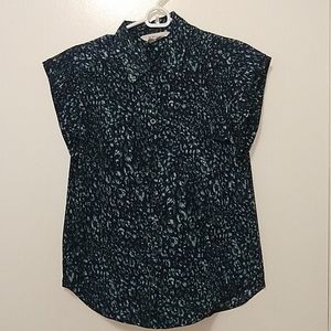 BCBGeneration Cap-Sleeve Top Quirky